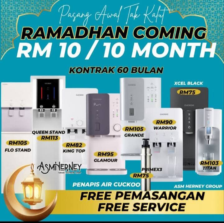 promo raya penapis air cuckoo