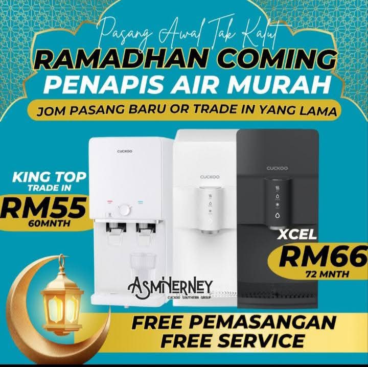 promo raya water filter king top xcel cuckoo